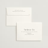 "Embellished Note" - Wedding Invitations in Tuxedo by tuldok - FREE Recipient Addressing