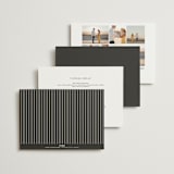 "Around the Way" - Wedding Invitations in Slate by That Girl Press - Back of Card Options