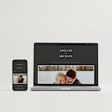 "Around the Way" - Wedding Invitations in Slate by That Girl Press - FREE Wedding Website