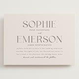 "classic names" - Wedding Invitations in Ivory by Susan Asbill - Front