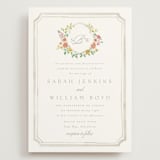 "Chelsea" - Wedding Invitations in Hibiscus by Everett Paper Goods - Front