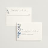 "Wildflower Wreath" - Wedding Invitations in Sky by Grace Kreinbrink - FREE Recipient Addressing