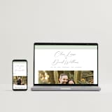 "Palm Monogram" - Wedding Invitations in Leaf by Olivia Raufman - FREE Wedding Website