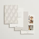 "Pampas & Palms" - Wedding Invitations in Ash by Kaydi Bishop - Back of Card Options
