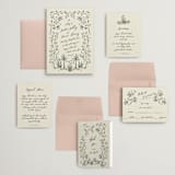 "Sundaland Gardens" - Wedding Invitations in Ivory by Ani Somi - Invitation Suite