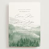"Over the mountains" - Wedding Invitations in Fern by Helen Halik - Front