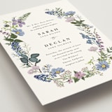 "Lilac Bloom" - Wedding Invitations in Lavender by Susan Moyal - Detail