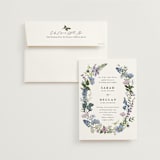 "Lilac Bloom" - Wedding Invitations in Lavender by Susan Moyal - Invitation with Envelope