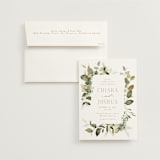 "Lovely" - Wedding Invitations in Moss by Petra Kern - Invitation with Envelope
