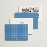 "Brooklyn" - Wedding Invitations in Cerulean by Ellen Schlegelmilch - Back of Card Options
