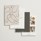 "Bow" - Wedding Invitations in Tuxedo by Corinne Malesic - Back of Card Options