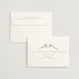 "Bow" - Wedding Invitations in Tuxedo by Corinne Malesic - FREE Recipient Addressing