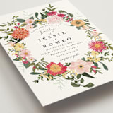 "Forest Flowers" - Wedding Invitations in Tropical by Susan Moyal - Detail