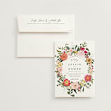 "Forest Flowers" - Wedding Invitations in Tropical by Susan Moyal - Invitation with Envelope