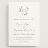"Close to my Heart" - Wedding Invitations in Twilight Whisper by Design Lotus - Front