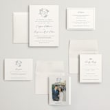 "Close to my Heart" - Wedding Invitations in Twilight Whisper by Design Lotus - Invitation Suite