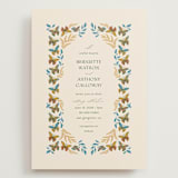 "Flutter" - Wedding Invitations in Sunset by Jen Owens - Front