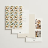 "Flutter" - Wedding Invitations in Sunset by Jen Owens - Back of Card Options