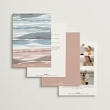 "waves" - Wedding Invitations in Beachy by Pixel and Hank - Back of Card Options