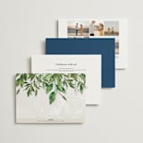"Mediterranean Tiles" - Wedding Invitations in Ocean by GeekInk Design - Back of Card Options