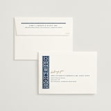 "Mediterranean Tiles" - Wedding Invitations in Ocean by GeekInk Design - FREE Recipient Addressing