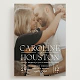 "Getaway" - Wedding Invitations in Snow by Erin L. Wilson - Front