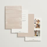 "Getaway" - Wedding Invitations in Snow by Erin L. Wilson - Back of Card Options