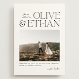"Casual" - Wedding Invitations in Pearl by Owl and Toad - Front
