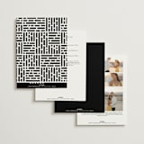 "Casual" - Wedding Invitations in Pearl by Owl and Toad - Back of Card Options