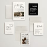 "Casual" - Wedding Invitations in Pearl by Owl and Toad - Invitation Suite