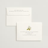 "Limelight" - Wedding Invitations in Linen by Olivia Kanaley Inman - FREE Recipient Addressing