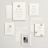 "Limelight" - Wedding Invitations in Linen by Olivia Kanaley Inman - Invitation Suite