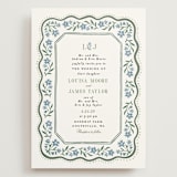 "Sweet Vintage" - Wedding Invitations in Periwinkle by Alethea and Ruth - Front