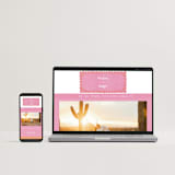 "Vienes" - Wedding Invitations in Carnation by Itsy Belle Studio - FREE Wedding Website