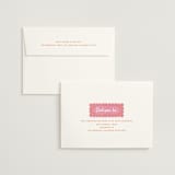 "Vienes" - Wedding Invitations in Carnation by Itsy Belle Studio - FREE Recipient Addressing