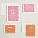 "Vienes" - Wedding Invitations in Carnation by Itsy Belle Studio - Invitation Suite