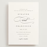 "Blancmange" - Wedding Invitations in Frost by chocomocacino - Front