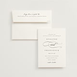 "Blancmange" - Wedding Invitations in Frost by chocomocacino - Invitation with Envelope