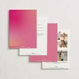"Pop Romance" - Wedding Invitations in Fruit Punch by Ashley DeMeyere - Back of Card Options