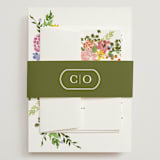 "Garland Monogram" - Wedding Invitations in Summer by Angela Marzuki - Assembled with Belly Band