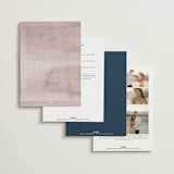 "meanders" - Wedding Invitations in Ocean by Sumak Studio - Back of Card Options