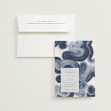 "meanders" - Wedding Invitations in Ocean by Sumak Studio - Invitation with Envelope