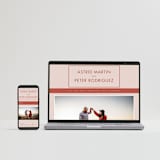 "Jot" - Wedding Invitations in Peach Cream by Snow and Ivy - FREE Wedding Website