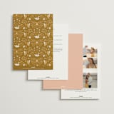 "modern folk" - Wedding Invitations in Blush by GeekInk Design - Back of Card Options