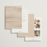 "gentleness" - Wedding Invitations in Sand by Sumak Studio - Back of Card Options