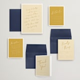 "Ink scribble" - Wedding Invitations in Honey by Adelyn T. - Invitation Suite