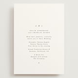 "traditional love story" - Wedding Invitations in Black Tie by Phrosné Barwood - Front