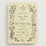"Love Rests in a Garden" - Wedding Invitations in Oat by Helena Vitto - Front