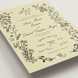 "Love Rests in a Garden" - Wedding Invitations in Oat by Helena Vitto - Detail