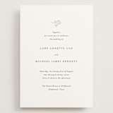 "Sense and Sensibility" - Wedding Invitations in Cloud by Design Lotus - Front